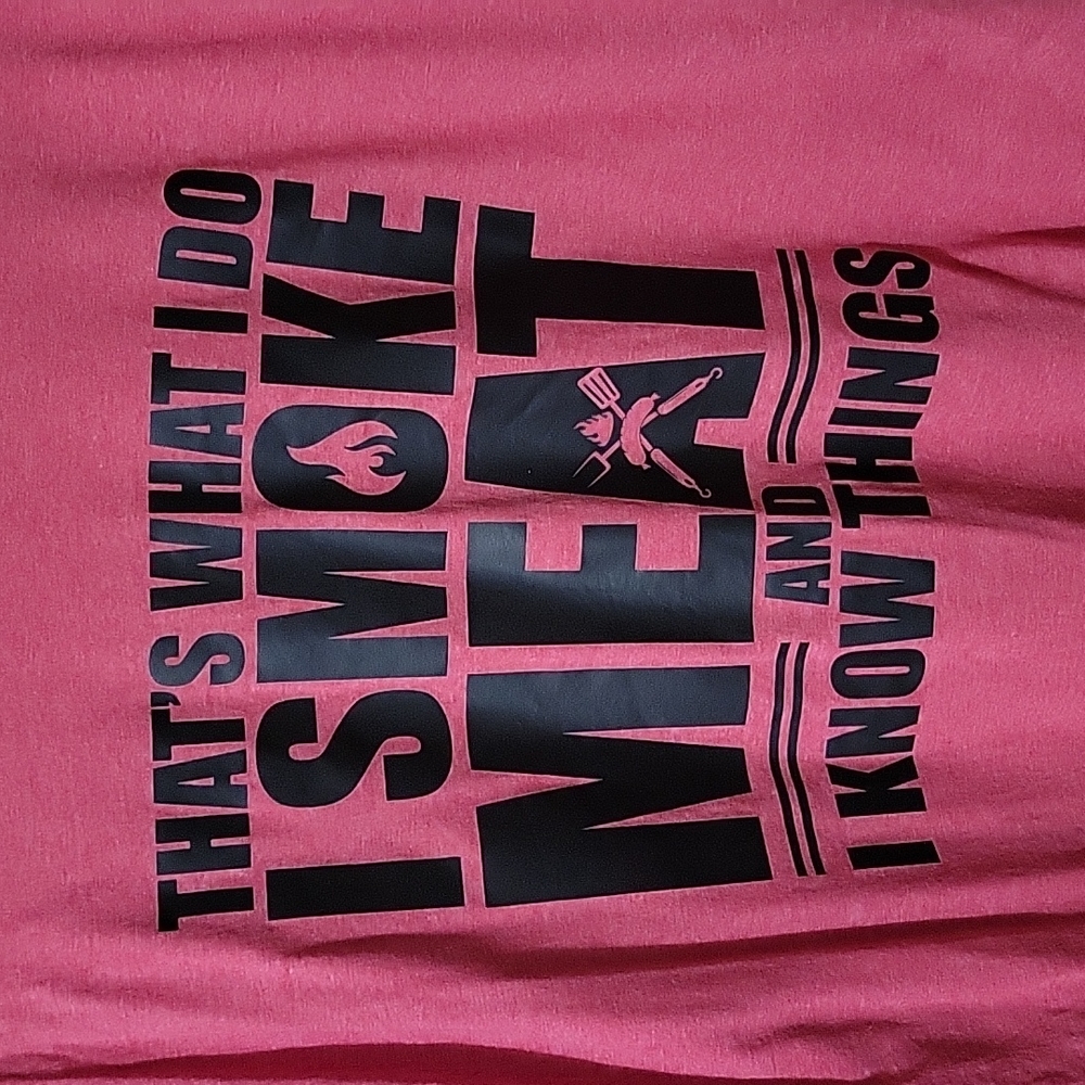 Men's smoking meat tshirt